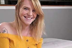 Teenie Nora Ivy Covered With Massive Facial After Bj